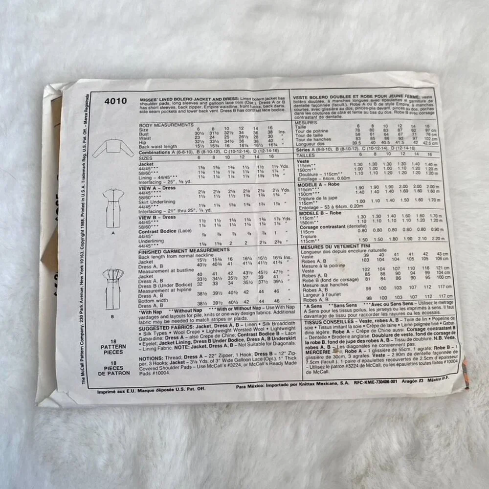 McCall's Sewing Pattern - Picture 2 of 2